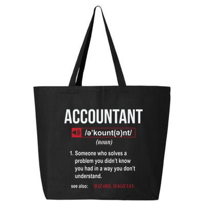 Funny Accountant Definition See Also Wizard 25L Jumbo Tote