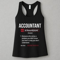Funny Accountant Definition See Also Wizard Womens Tank Top