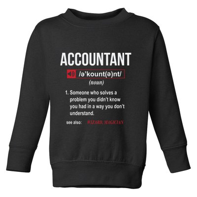 Funny Accountant Definition See Also Wizard Toddler Sweatshirt