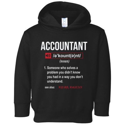 Funny Accountant Definition See Also Wizard Toddler Hoodie