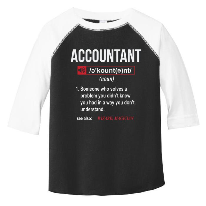 Funny Accountant Definition See Also Wizard Toddler Fine Jersey T-Shirt
