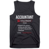 Funny Accountant Definition See Also Wizard Tank Top