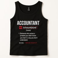 Funny Accountant Definition See Also Wizard Tank Top