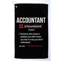 Funny Accountant Definition See Also Wizard Golf Towel