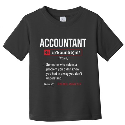Funny Accountant Definition See Also Wizard Toddler T-Shirt