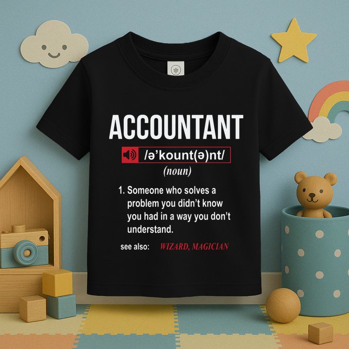 Funny Accountant Definition See Also Wizard Toddler T-Shirt