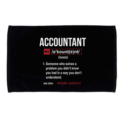 Funny Accountant Definition See Also Wizard Microfiber Hand Towel