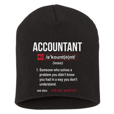 Funny Accountant Definition See Also Wizard Short Acrylic Beanie