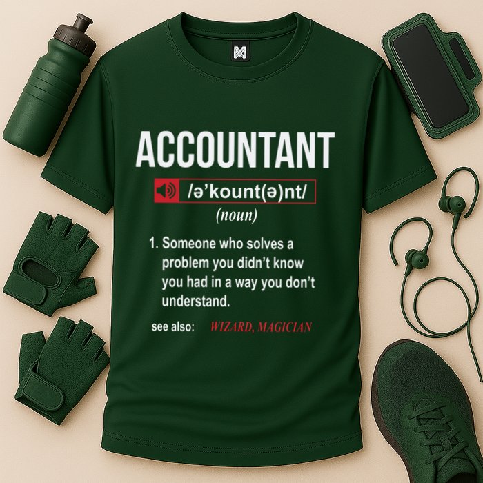Funny Accountant Definition See Also Wizard Performance Shirt