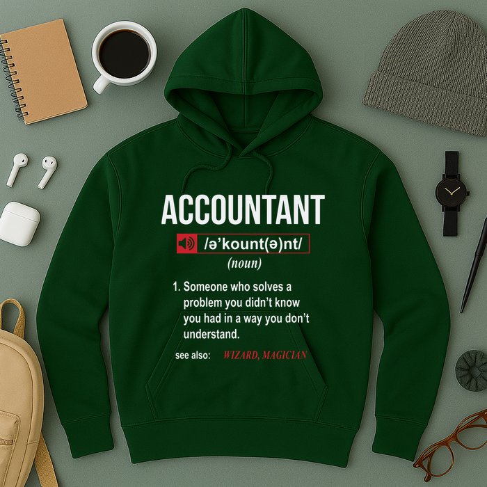 Funny Accountant Definition See Also Wizard Hoodie
