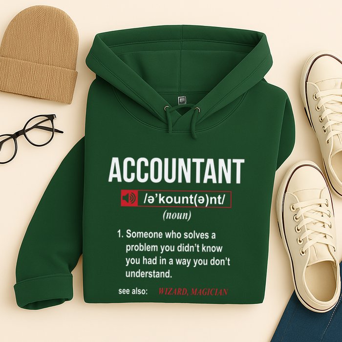 Funny Accountant Definition See Also Wizard Hoodie