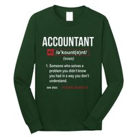 Funny Accountant Definition See Also Wizard Long Sleeve Shirt