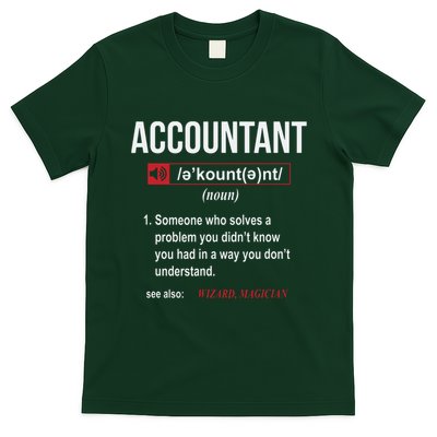 Funny Accountant Definition See Also Wizard T-Shirt