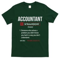 Funny Accountant Definition See Also Wizard T-Shirt