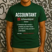 Funny Accountant Definition See Also Wizard T-Shirt