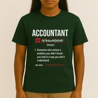 Funny Accountant Definition See Also Wizard T-Shirt