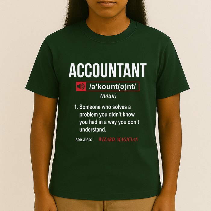 Funny Accountant Definition See Also Wizard T-Shirt