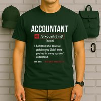 Funny Accountant Definition See Also Wizard T-Shirt
