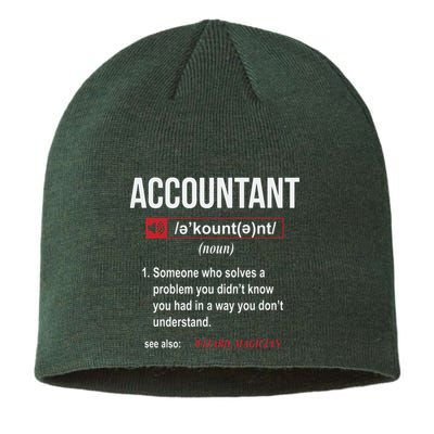 Funny Accountant Definition See Also Wizard Sustainable Beanie