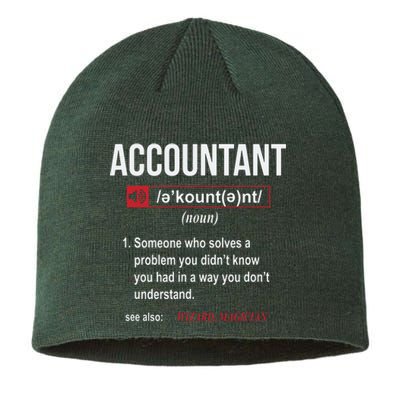 Funny Accountant Definition See Also Wizard Sustainable Beanie