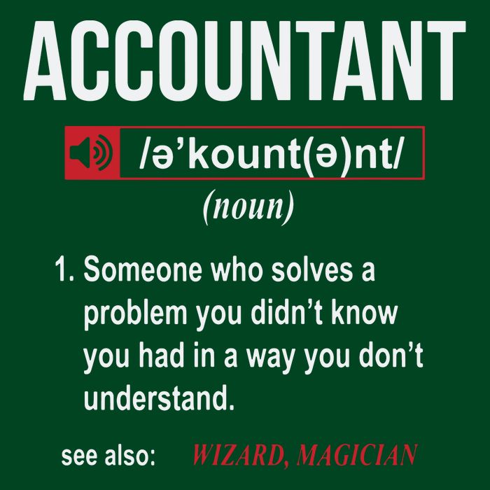 Funny Accountant Definition See Also Wizard Magnet
