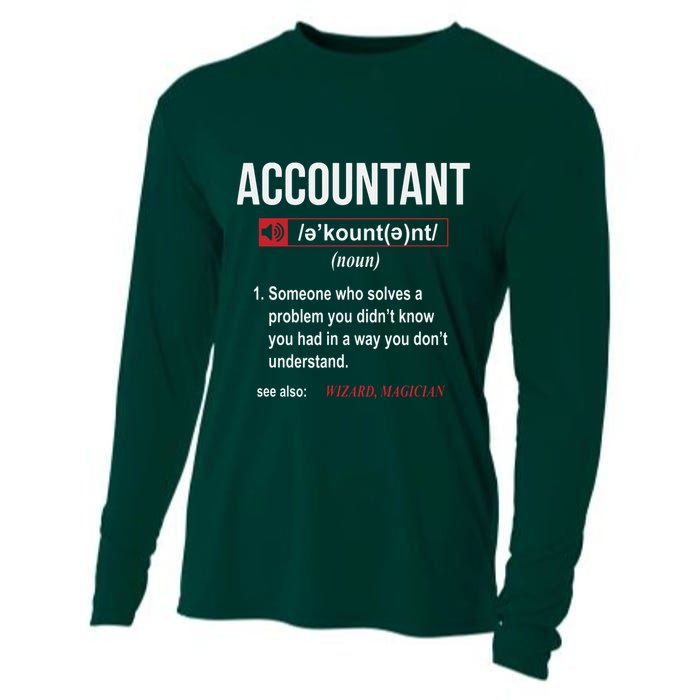 Funny Accountant Definition See Also Wizard Cooling Performance Long Sleeve Crew