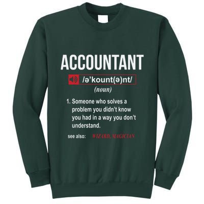 Funny Accountant Definition See Also Wizard Tall Sweatshirt