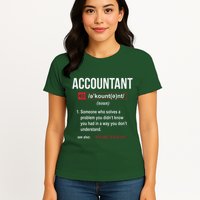 Funny Accountant Definition See Also Wizard Womens T-Shirt