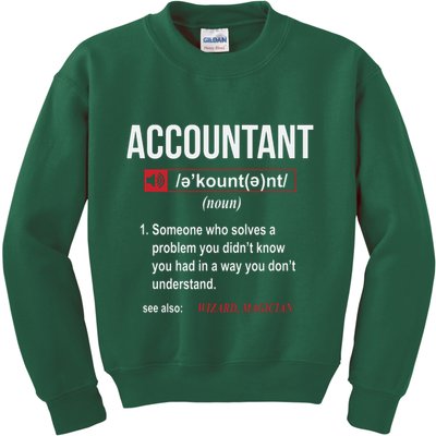 Funny Accountant Definition See Also Wizard Kids Sweatshirt