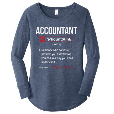 Funny Accountant Definition See Also Wizard Women's Perfect Tri Tunic Long Sleeve Shirt