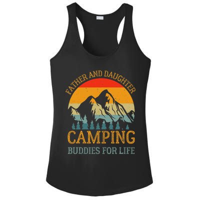 Father And Daughter Camping Buddies For Life Gift For Dad Ladies PosiCharge Competitor Racerback Tank