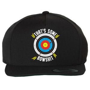 Funny Archery Design For Women Archery Bow Archer Wool Snapback Cap