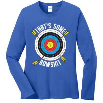 Funny Archery Design For Women Archery Bow Archer Ladies Long Sleeve Shirt