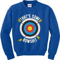 Funny Archery Design For Women Archery Bow Archer Kids Sweatshirt