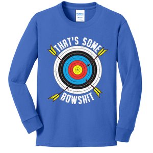 Funny Archery Design For Women Archery Bow Archer Kids Long Sleeve Shirt