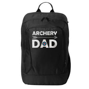 Family Archery Dad Arrow Target Team Photo Gift City Backpack