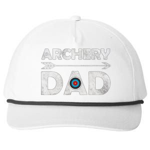 Family Archery Dad Arrow Target Team Photo Gift Snapback Five-Panel Rope Hat