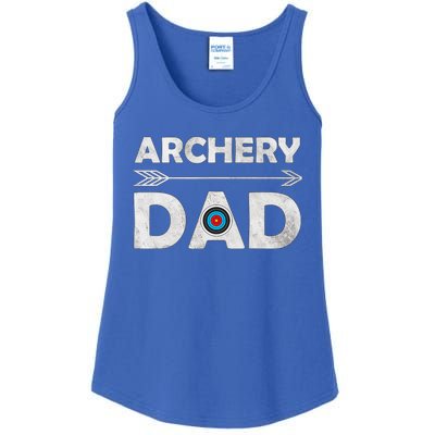 Family Archery Dad Arrow Target Team Photo Gift Ladies Essential Tank