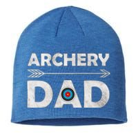 Family Archery Dad Arrow Target Team Photo Gift Sustainable Beanie