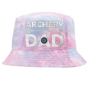 Family Archery Dad Arrow Target Team Photo Gift Tie-Dyed Bucket Hat