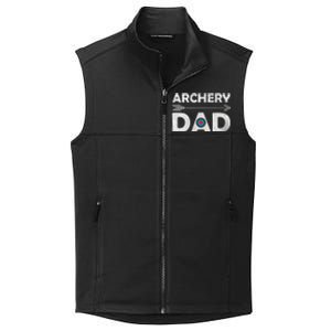 Family Archery Dad Arrow Target Team Photo Gift Collective Smooth Fleece Vest