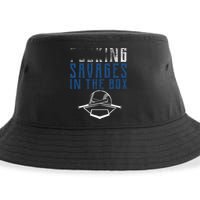 Faded F'n Savages In The Box Baseball Sustainable Bucket Hat