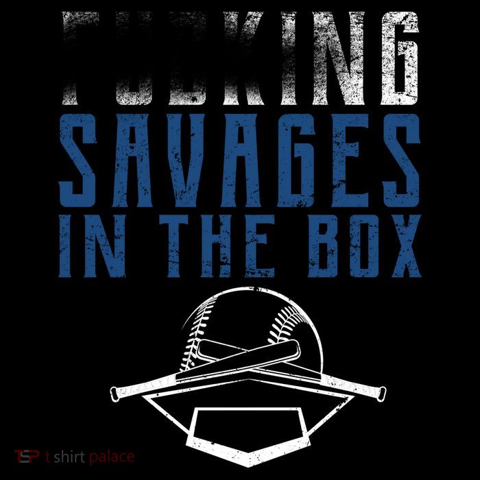 Faded F'n Savages In The Box Baseball Sustainable Bucket Hat