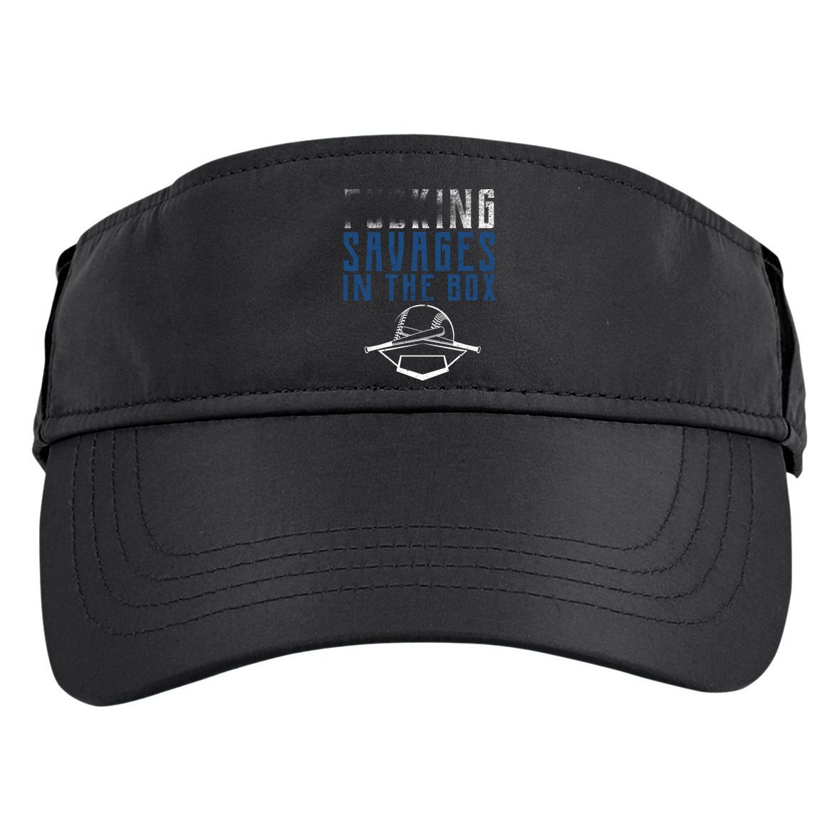 Faded F'n Savages In The Box Baseball Adult Drive Performance Visor