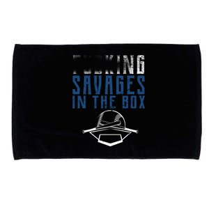 Faded F'n Savages In The Box Baseball Microfiber Hand Towel