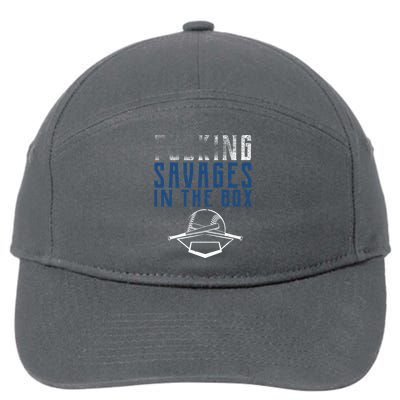 Faded F'n Savages In The Box Baseball 7-Panel Snapback Hat