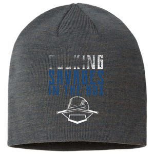 Faded F'n Savages In The Box Baseball Sustainable Beanie