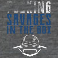 Faded F'n Savages In The Box Baseball Magnet