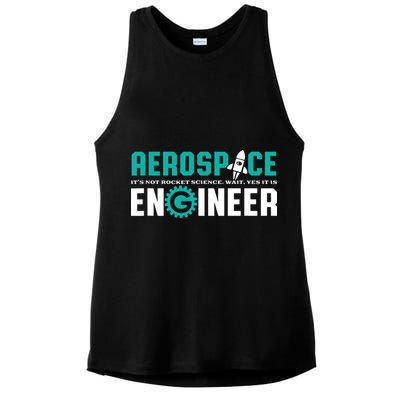 Funny Aerospace Engineer Rocket Science Engineering Ladies PosiCharge Tri-Blend Wicking Tank