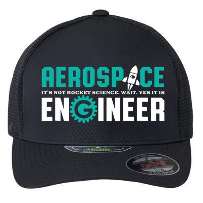 Funny Aerospace Engineer Rocket Science Engineering Flexfit Unipanel Trucker Cap